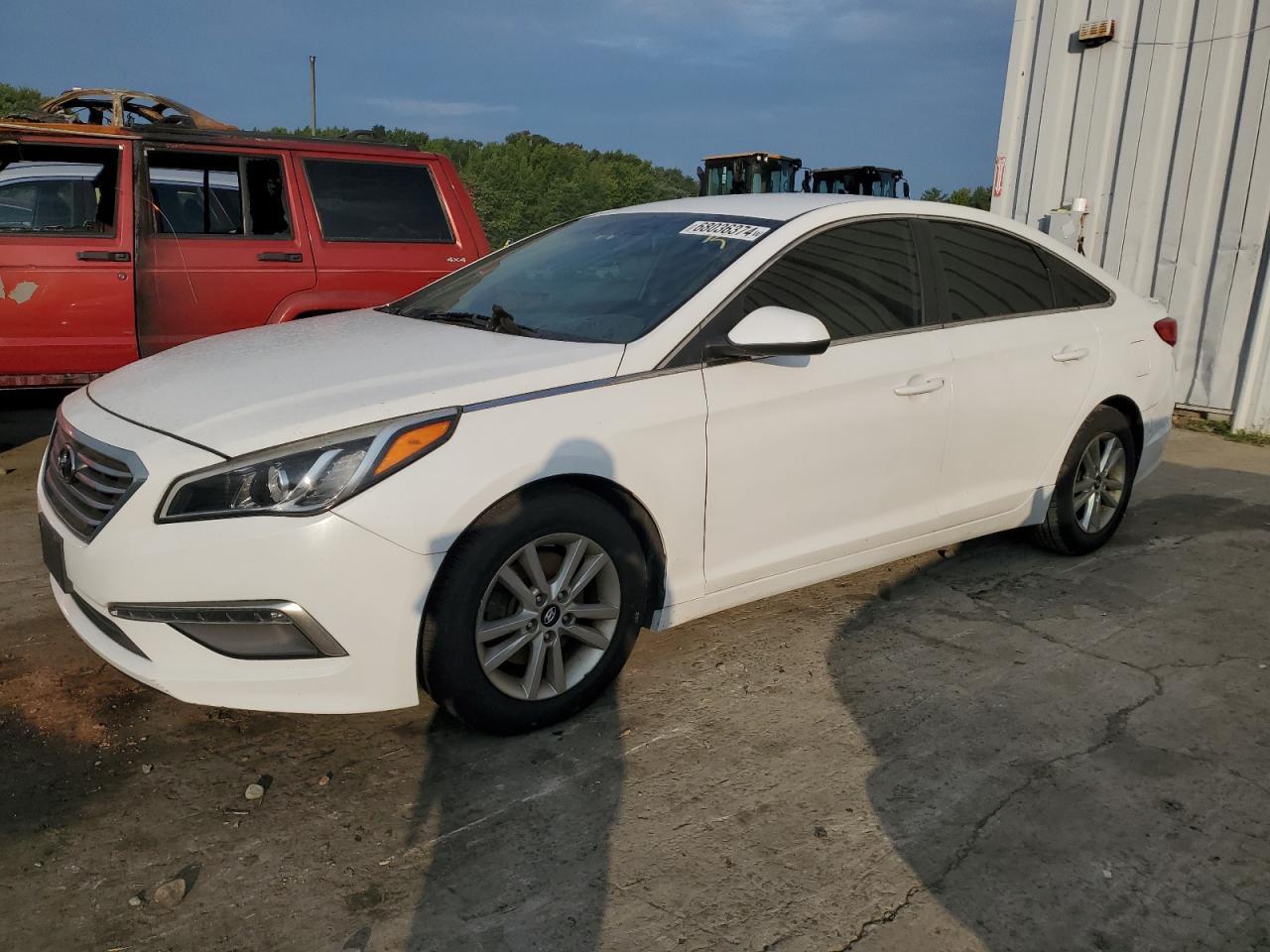 HYUNDAI SONATA SE 2015 white  gas 5NPE24AF0FH179100 photo #1