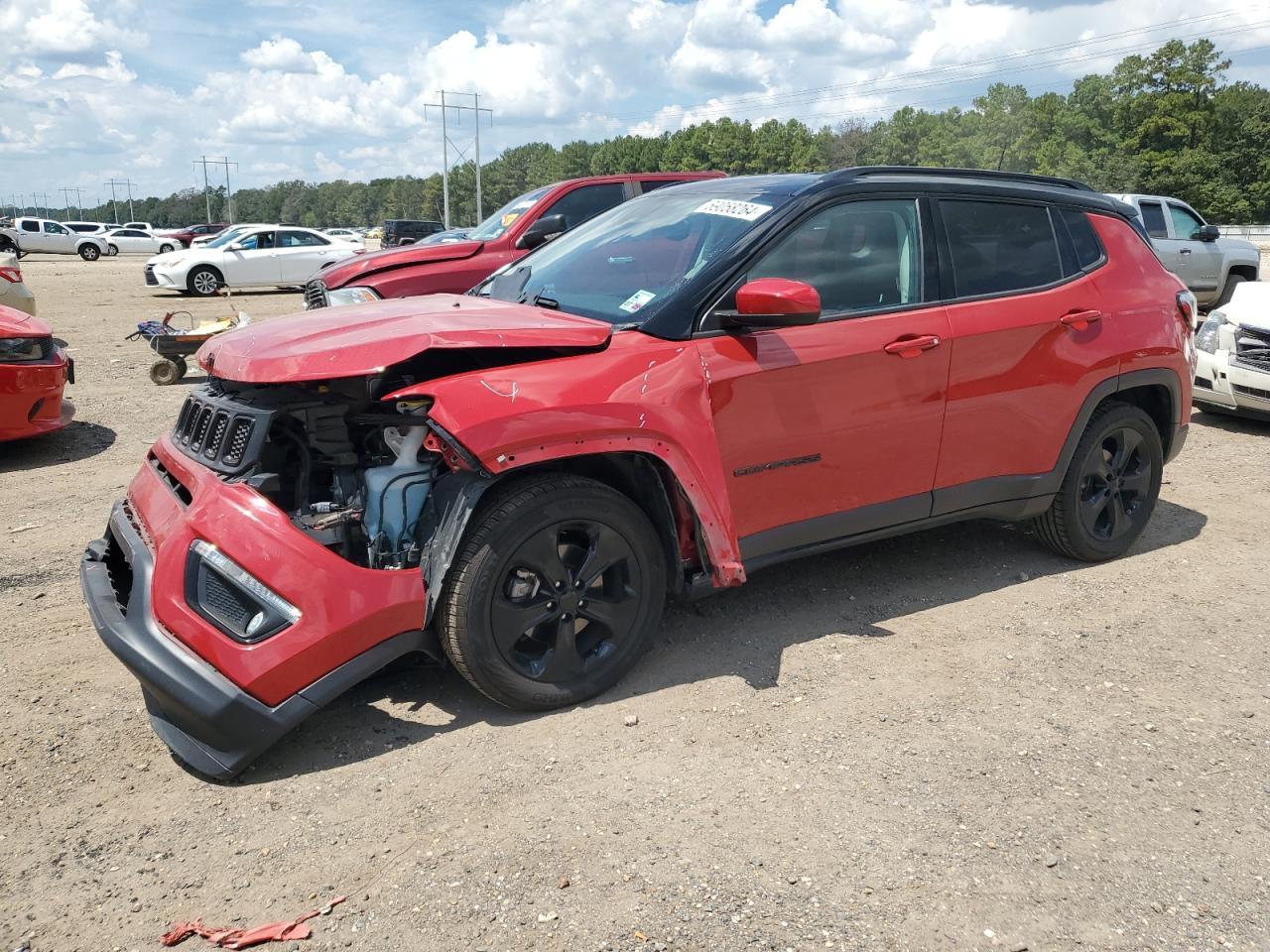 JEEP COMPASS LA 2021 red  gas 3C4NJCBB8MT517977 photo #1