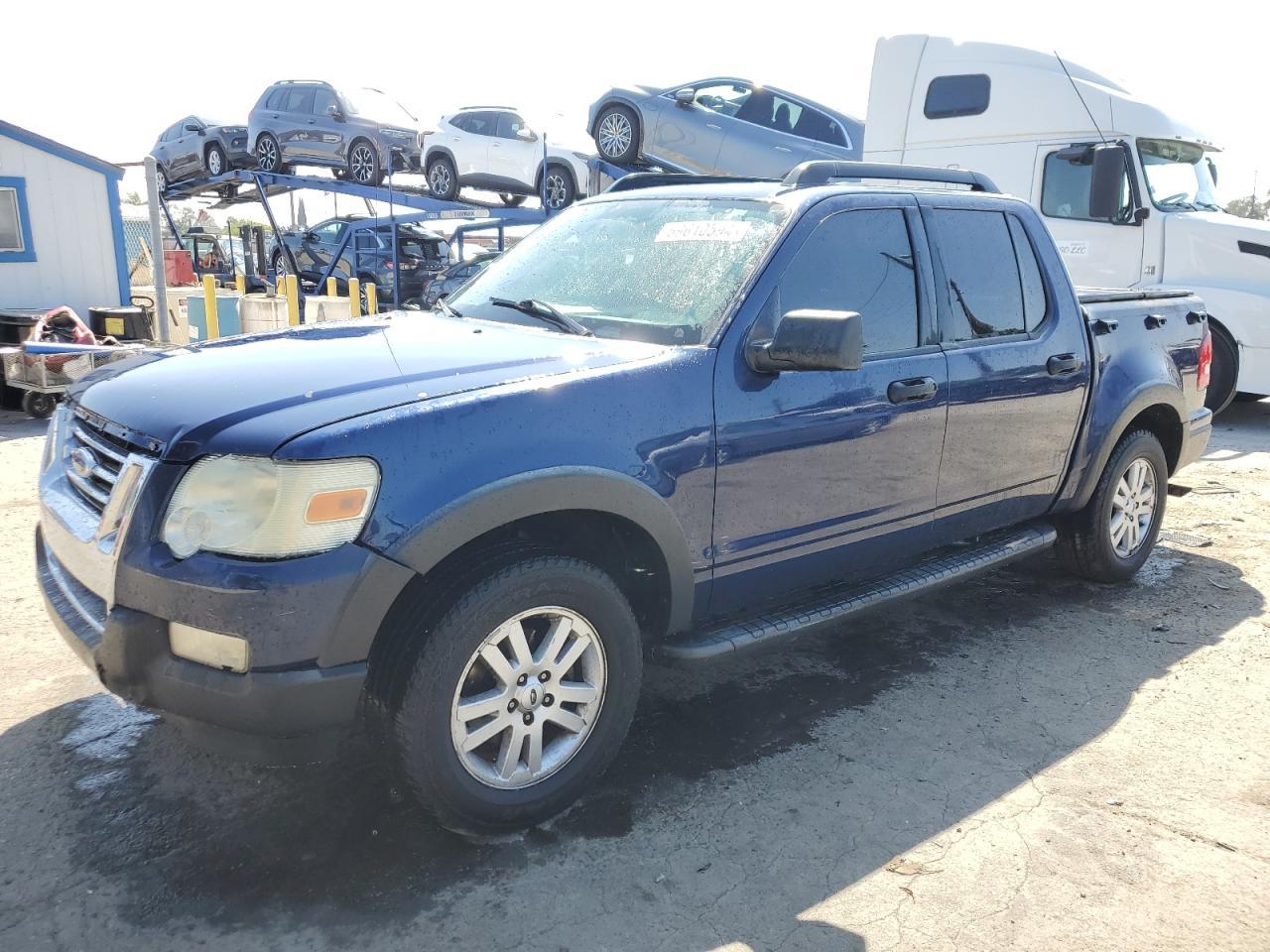 FORD EXPLORER S 2007 blue  gas 1FMEU31K27UB19887 photo #1