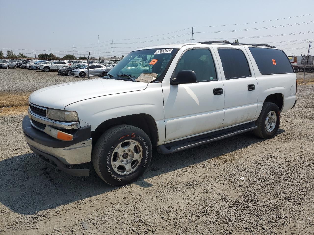 CHEVROLET SUBURBAN K 2006 white  flexible fuel 1GNFK16Z36J166975 photo #1