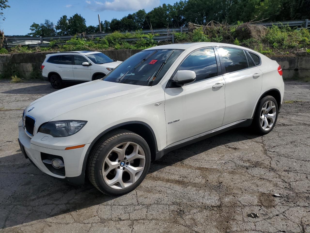 BMW X6 XDRIVE3 2011 white 4dr spor gas 5UXFG2C51BLX08766 photo #1