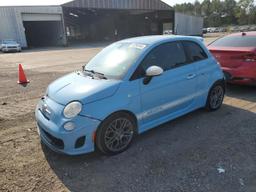 FIAT 500 ABARTH 2017 blue  gas 3C3CFFFH5HT542631 photo #2