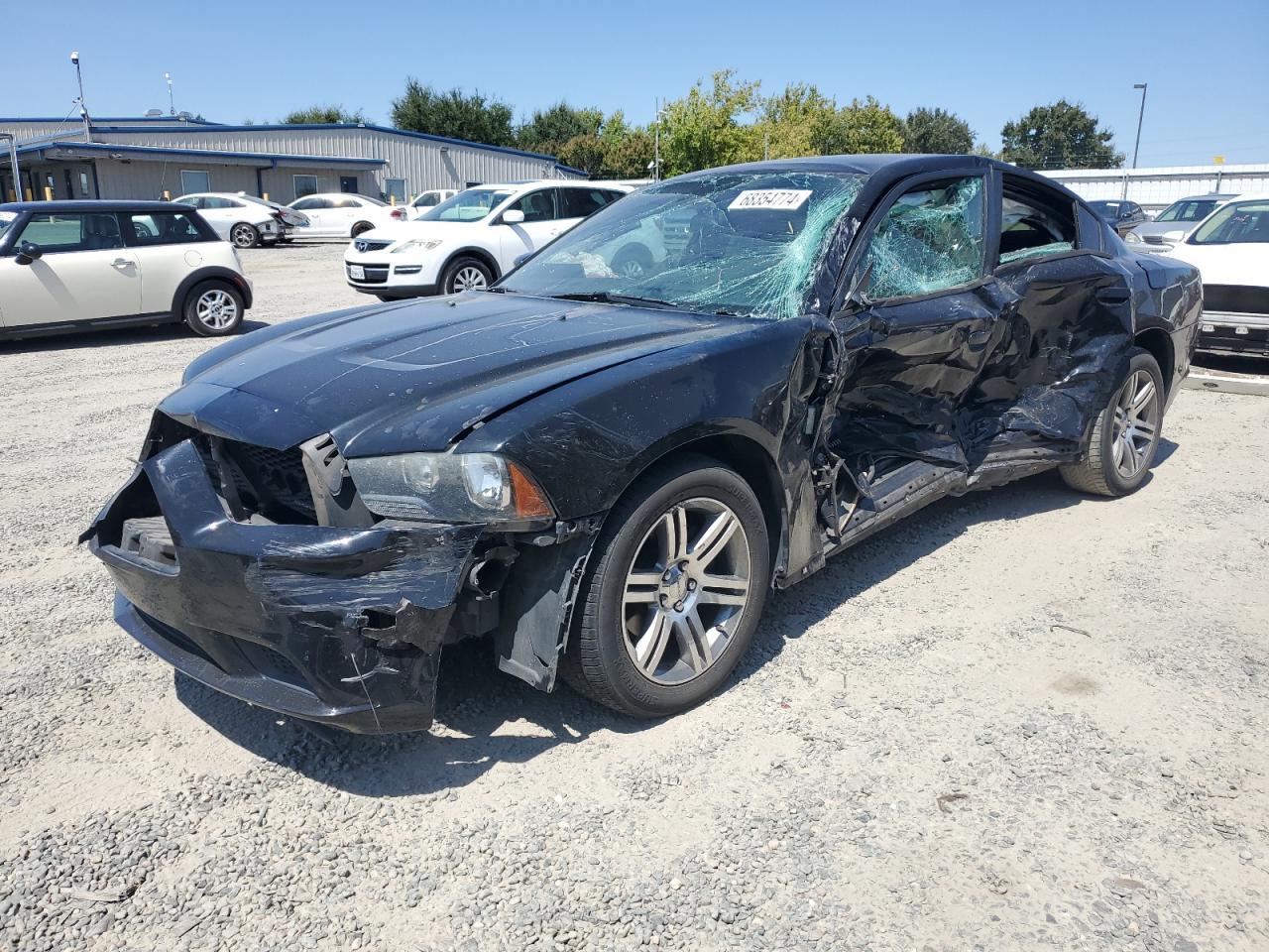 DODGE CHARGER SE 2013 black  flexible fuel 2C3CDXBG8DH719832 photo #1