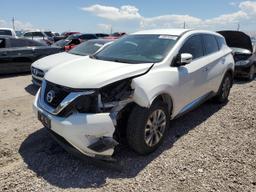 NISSAN MURANO S 2018 white  gas 5N1AZ2MG7JN111366 photo #2