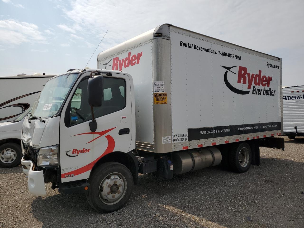 HINO 195 2019 white  diesel 2AYRDM2HXK1001078 photo #1