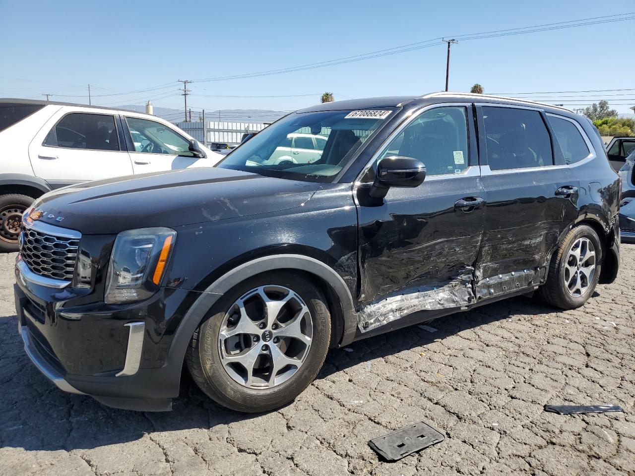 KIA TELLURIDE 2020 black  gas 5XYP34HC0LG021862 photo #1