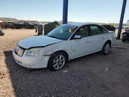 MERCURY SABLE PREM 2008 white  gas 1MEHM43W08G619083 photo #2