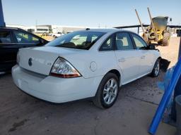 MERCURY SABLE PREM 2008 white  gas 1MEHM43W08G619083 photo #4