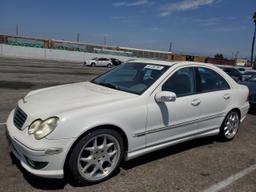 MERCEDES-BENZ C 230K SPO 2005 white  gas WDBRF40J75F718590 photo #2