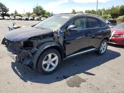 LEXUS RX 350 2010 blue  gas 2T2BK1BA6AC019492 photo #2