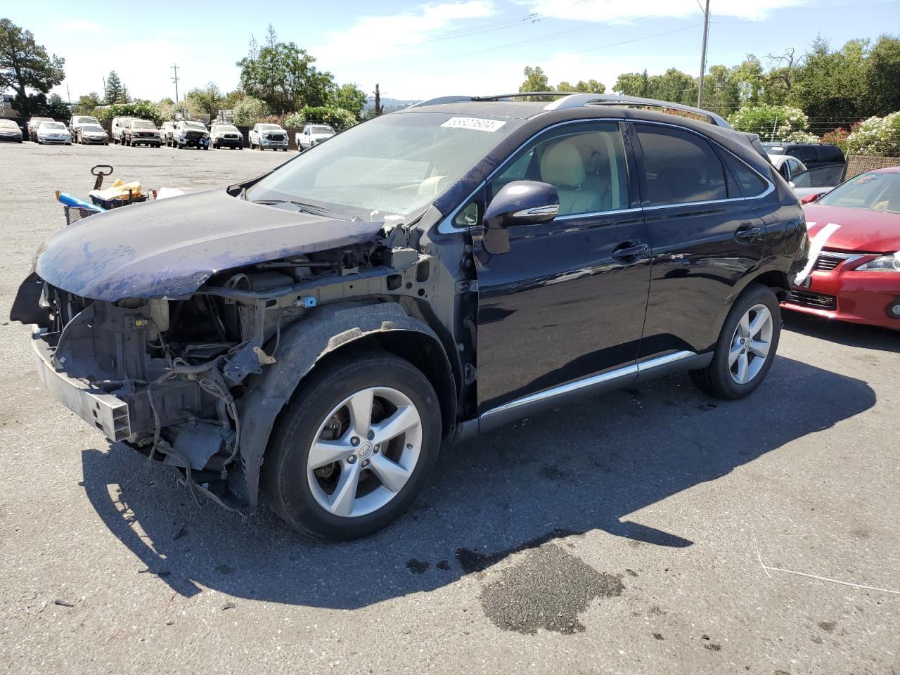 LEXUS RX 350 2010 blue  gas 2T2BK1BA6AC019492 photo #1