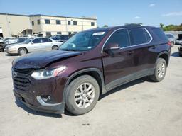 CHEVROLET TRAVERSE L 2018 burgundy  gas 1GNERGKW6JJ158710 photo #2