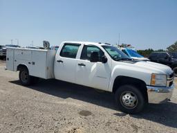 CHEVROLET SILVERADO 2014 white  flexible fuel 1GB4KZCG6EF147439 photo #2