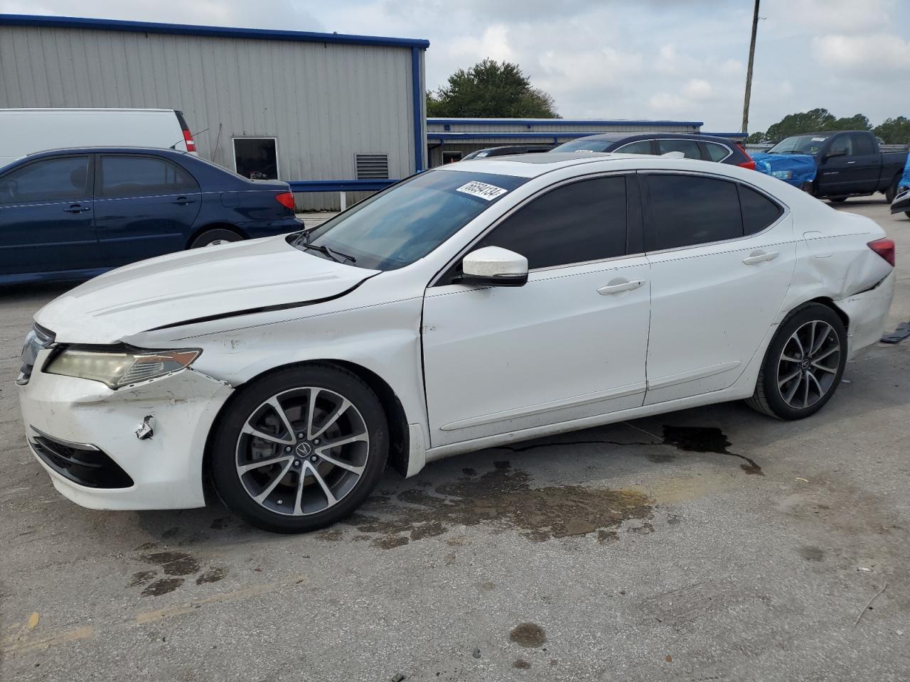 ACURA TLX 2015 white  gas 19UUB2F37FA020842 photo #1