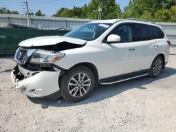 NISSAN PATHFINDER 2014 white  gas 5N1AR2MM5EC615938 photo #2