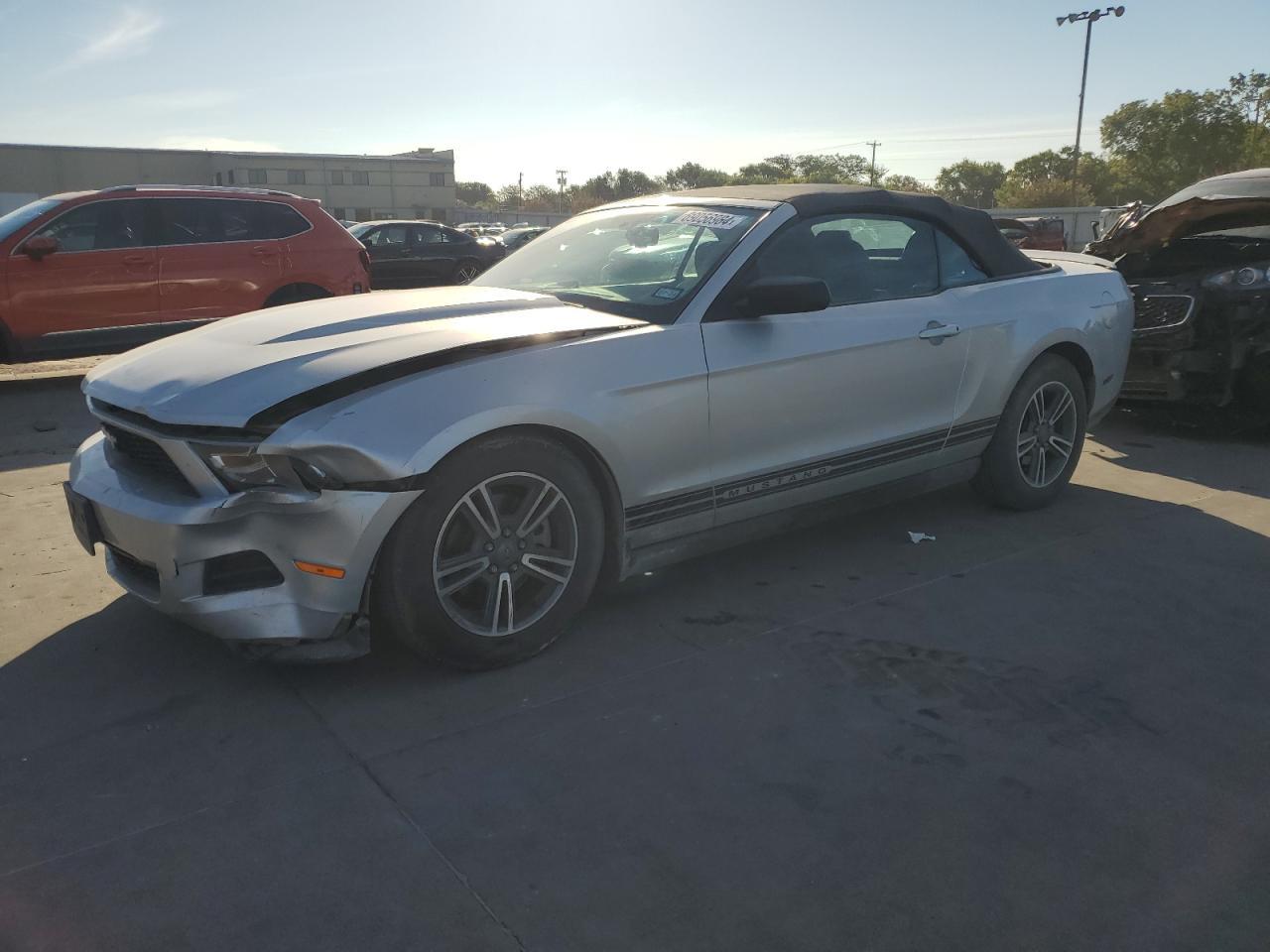 FORD MUSTANG 2012 silver converti gas 1ZVBP8EM7C5203647 photo #1