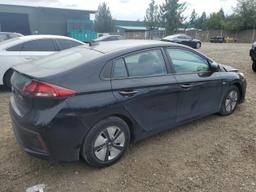 HYUNDAI IONIQ BLUE 2019 black  hybrid engine KMHC65LC8KU159564 photo #4