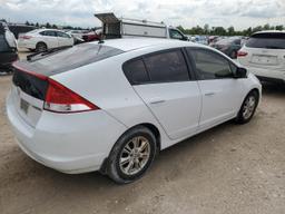 HONDA INSIGHT EX 2010 white  hybrid engine JHMZE2H77AS010275 photo #4