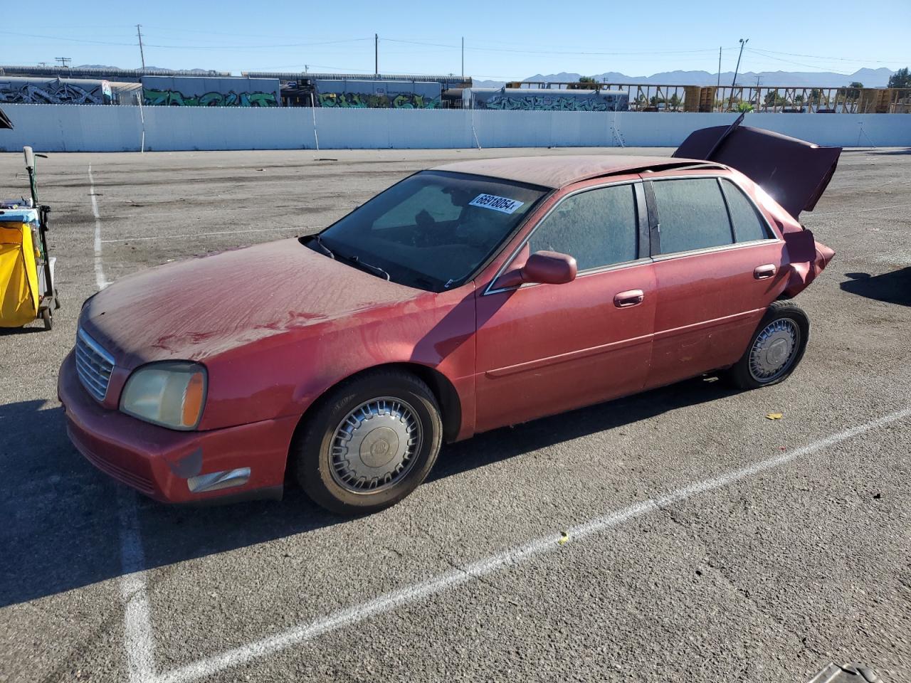 CADILLAC DEVILLE 2005 burgundy sedan 4d gas 1G6KD54Y35U197095 photo #1