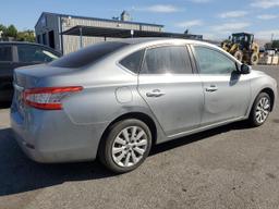 NISSAN SENTRA S 2014 gray sedan 4d gas 3N1AB7AP9EY223771 photo #4