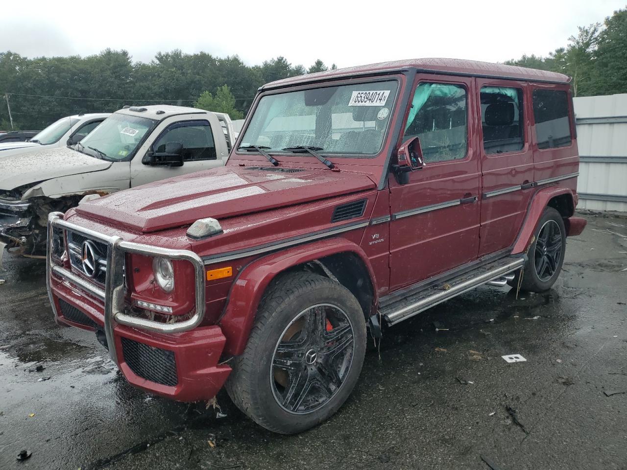 MERCEDES-BENZ G 63 AMG 2018 maroon  gas WDCYC7DH9JX297016 photo #1