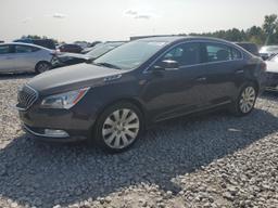 BUICK LACROSSE 2014 gray sedan 4d gas 1G4GC5G37EF172688 photo #2