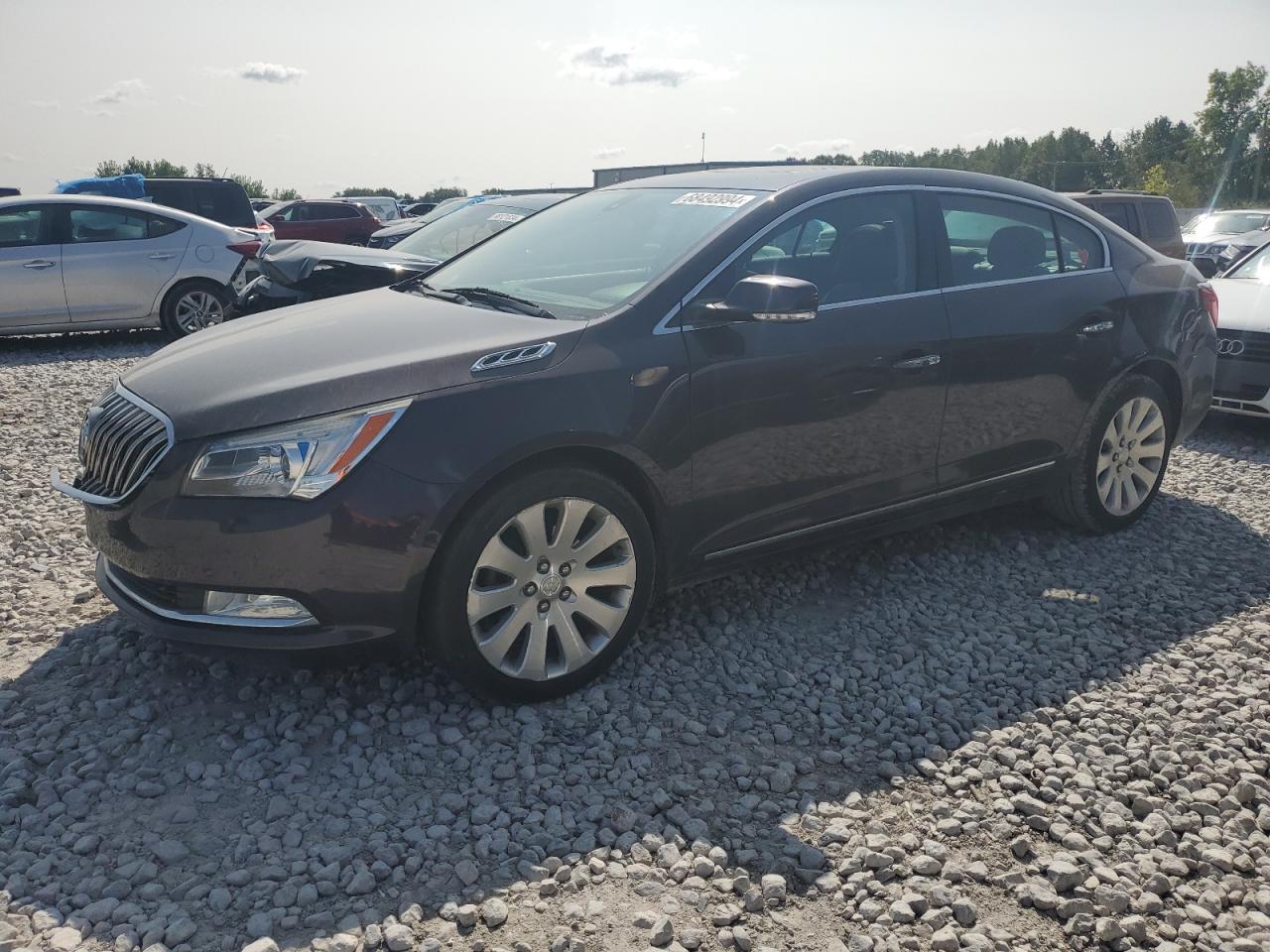 BUICK LACROSSE 2014 gray sedan 4d gas 1G4GC5G37EF172688 photo #1