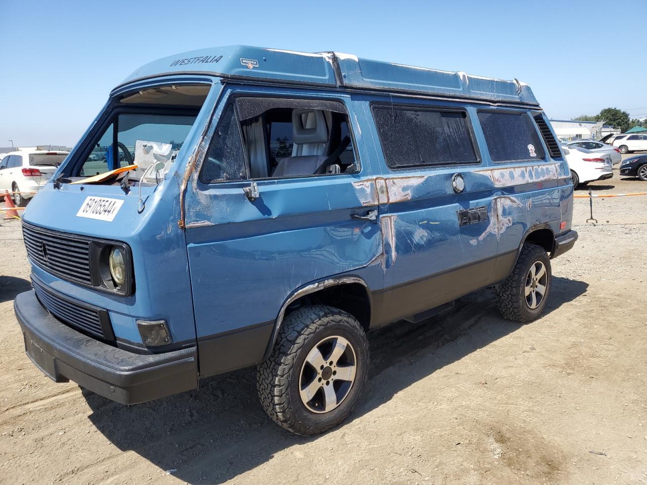 VOLKSWAGEN VANAGON CA 1990 blue  gas WV2ZB0258LH023608 photo #1