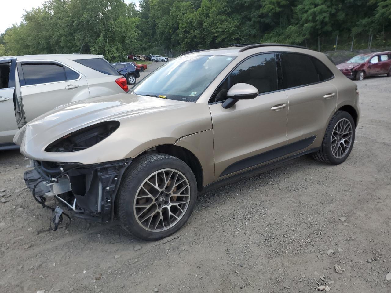 PORSCHE MACAN S 2017 tan  gas WP1AB2A58HLB10730 photo #1