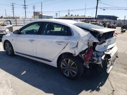 HYUNDAI IONIQ LIMI 2018 white  hybrid engine KMHC85LC4JU064136 photo #3