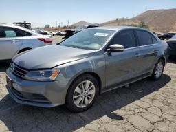 VOLKSWAGEN JETTA SE 2015 gray  gas 3VWD17AJXFM249696 photo #2