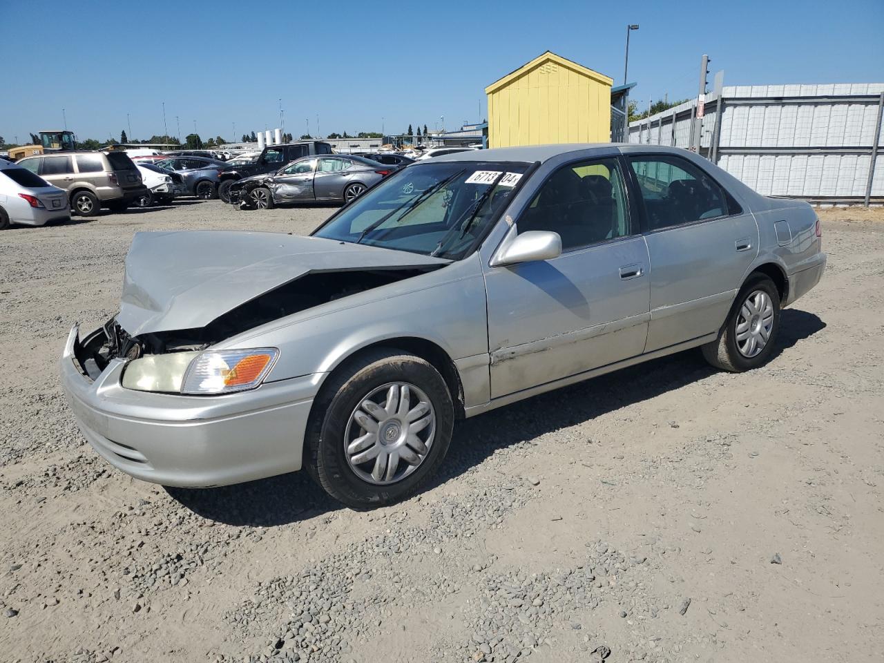 TOYOTA CAMRY CE 2001 silver  gas 4T1BG22K01U070361 photo #1