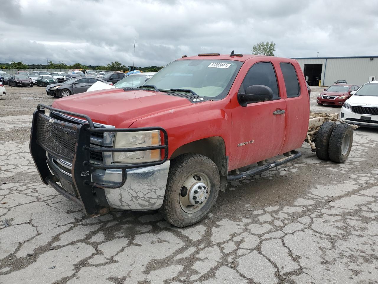 CHEVROLET SILVERADO 2007 red 4dr ext gas 1GBJK39K77E567103 photo #1