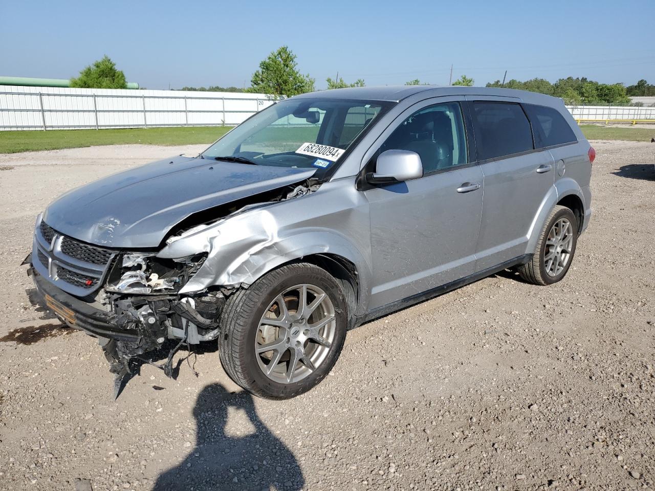 DODGE JOURNEY GT 2019 silver  flexible fuel 3C4PDCEG3KT763372 photo #1