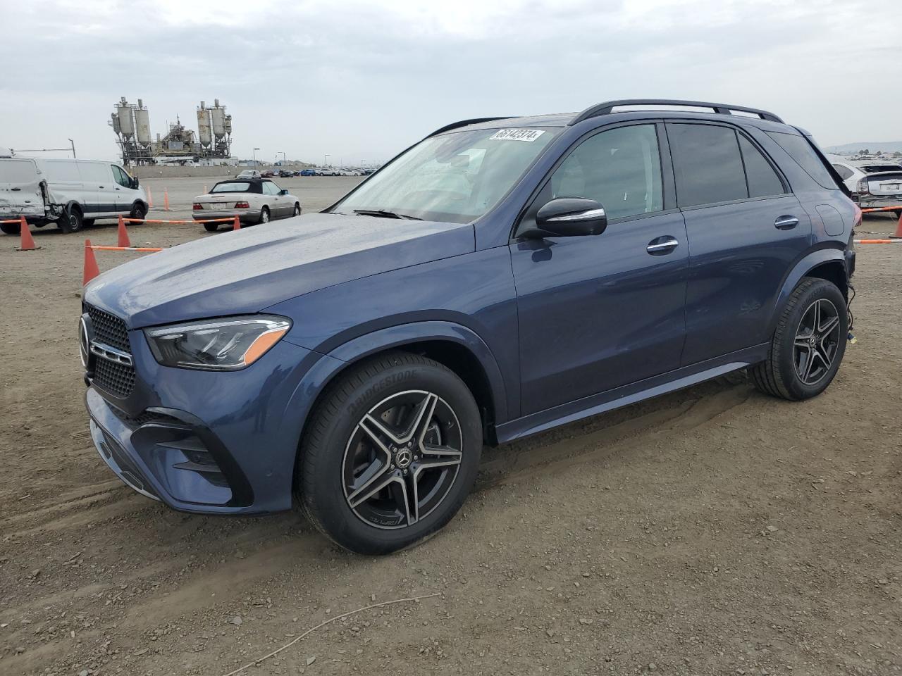 MERCEDES-BENZ GLE 450E 4 2024 blue  hybrid engine 4JGFB4GB5RB143235 photo #1