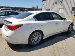 INFINITI Q50 PREMIU 2016 white  gas JN1EV7AP4GM304773 photo #4