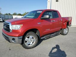 TOYOTA TUNDRA DOU 2013 red  gas 5TFUY5F15DX310634 photo #2