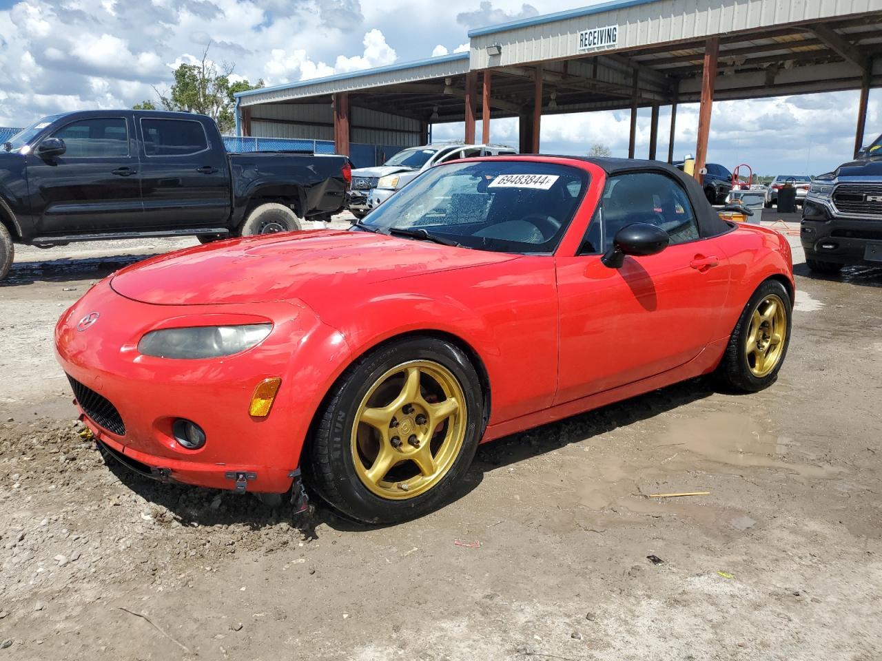 MAZDA MX-5 MIATA 2007 red  gas JM1NC25F270127591 photo #1