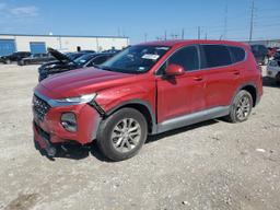 HYUNDAI SANTA FE S 2019 red  gas 5NMS23AD6KH008810 photo #2