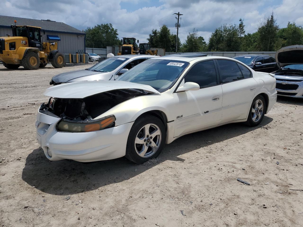 PONTIAC BONNEVILLE 2004 white  gas 1G2HY52K14U193205 photo #1