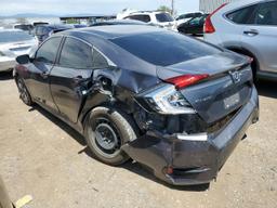 HONDA CIVIC LX 2020 charcoal  gas 2HGFC2F67LH541587 photo #3