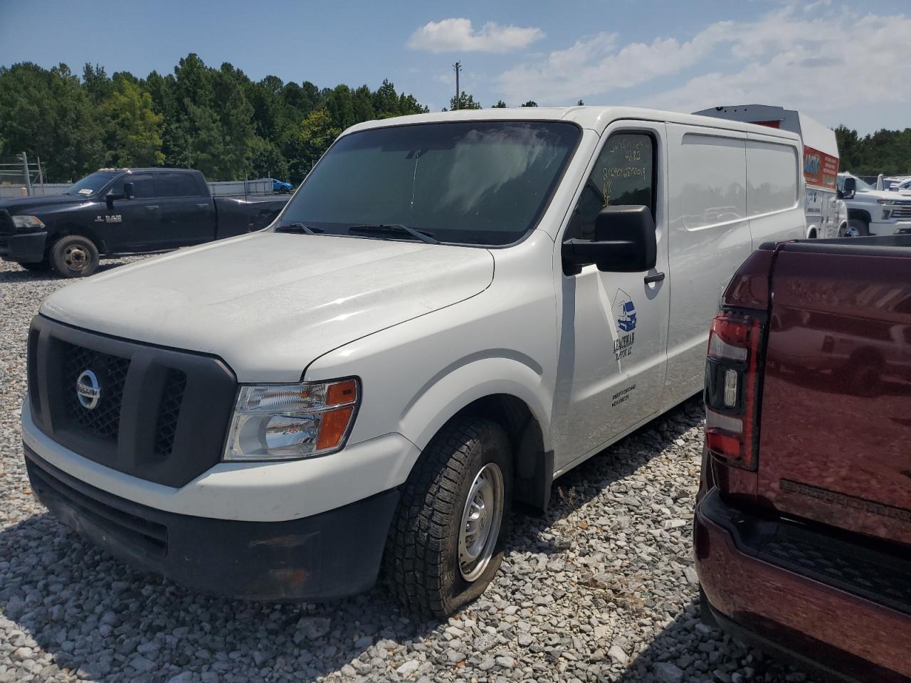 NISSAN NV 1500 S 2016 white cargo va gas 1N6BF0KM3GN812023 photo #1