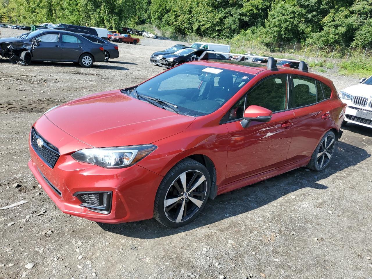 SUBARU IMPREZA SP 2018 red  gas 4S3GTAM60J3703205 photo #1