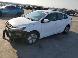 HYUNDAI IONIQ BLUE 2017 white  hybrid engine KMHC65LC3HU026798 photo #2