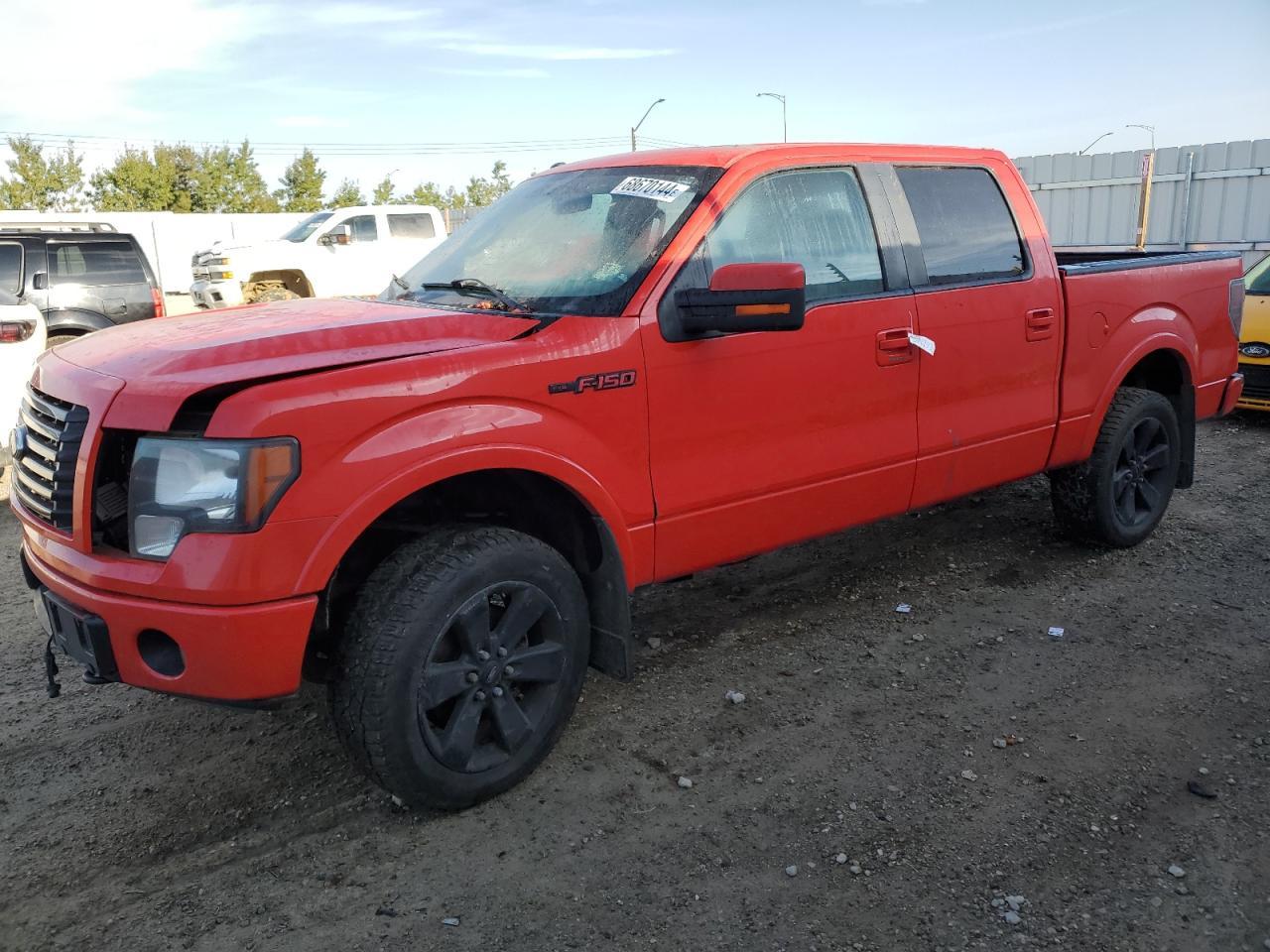 FORD F150 SUPER 2012 red  gas 1FTFW1ET8CFC44241 photo #1