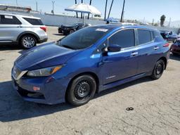 NISSAN LEAF S 2018 blue  electric 1N4AZ1CP2JC315669 photo #2