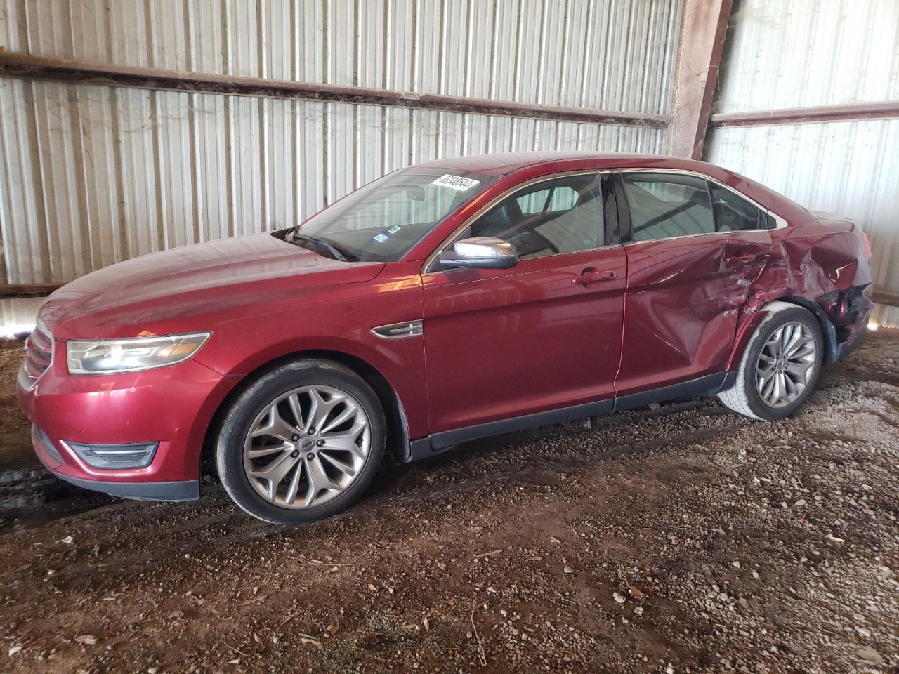 FORD TAURUS LIM 2014 red sedan 4d gas 1FAHP2F88EG179366 photo #1