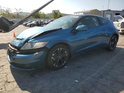 HONDA CR-Z EX 2014 blue  hybrid engine JHMZF1D67ES002087 photo #2