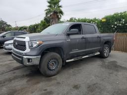 TOYOTA TUNDRA CRE 2019 charcoal  gas 5TFEY5F12KX255464 photo #2