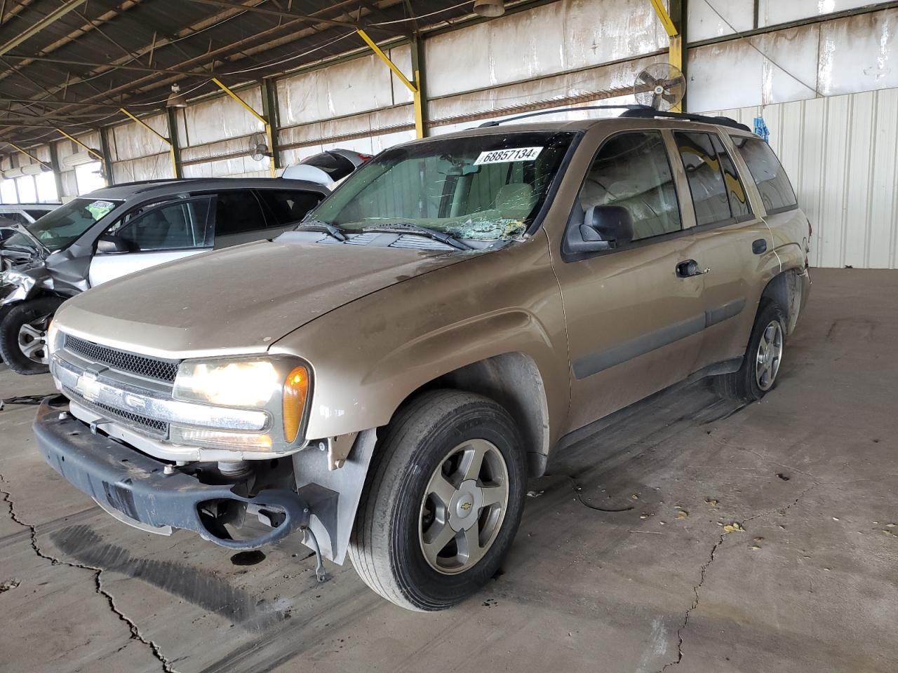 CHEVROLET TRAILBLAZE 2005 tan  gas 1GNDS13S252215509 photo #1